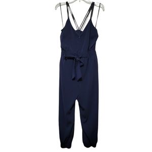 Vince Camuto Navy Jumpsuit 12P